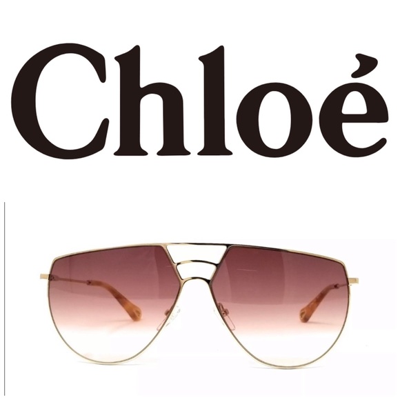 Chloe Accessories - CHLOE Ricky Triple Bridge Aviator Sunglasses